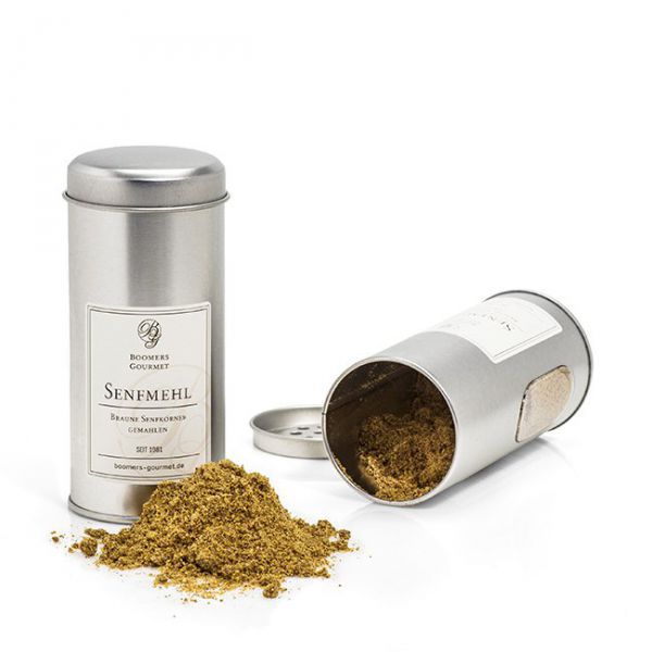 Dry mustard, pre-ground brown mustard seeds